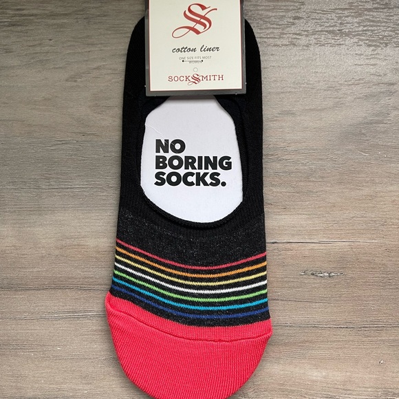 Rainbow Stripe Sock Liners - Picture 2 of 3